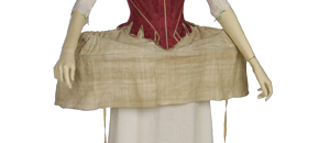 互动:端箍衬裙和亚麻转变,18世纪