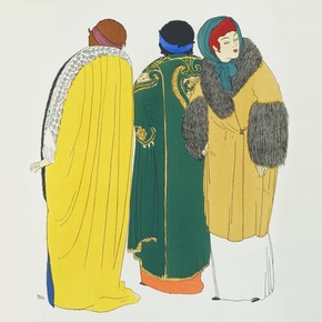 第9版来自“保罗·波烈的长袍”，racontées保罗·伊里布的彩色印刷，保罗·伊里布著，保罗·波烈于1908年出版。编号211073 NAL