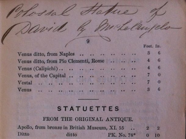 1。投下出售的细节从目录d·切安尼5,小罗素街,考文特花园,伦敦(伦敦:H燧石,未标明日期的,但在1860年之前),p。9。