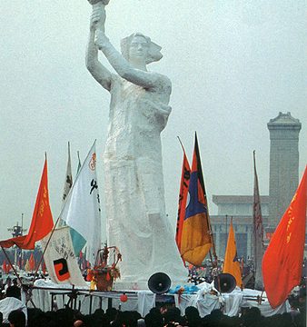 民主女神，中国北京，1989年