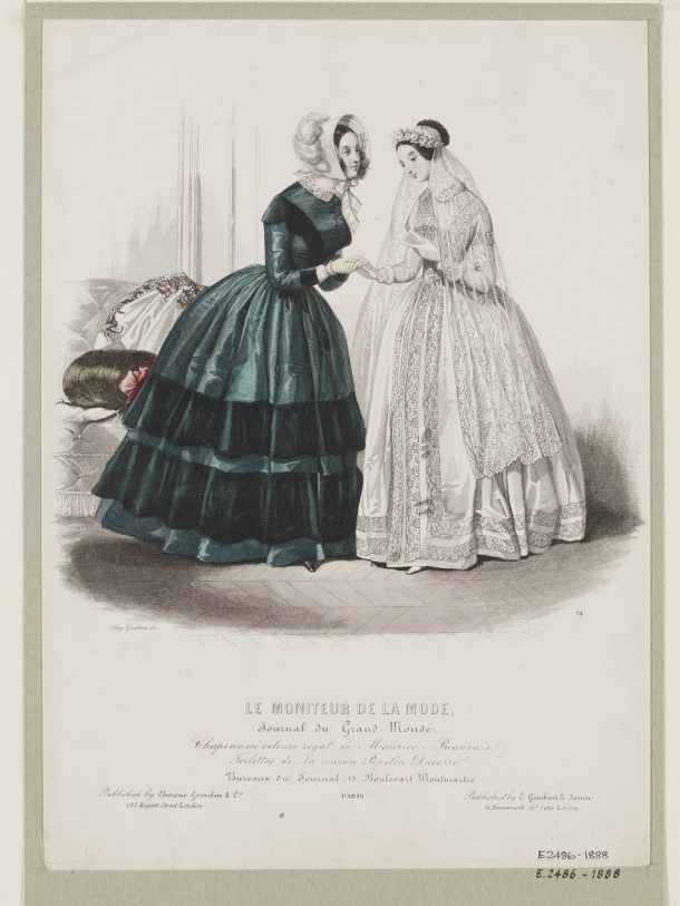 时尚板块从勒通报》de la模式,1840年代中期