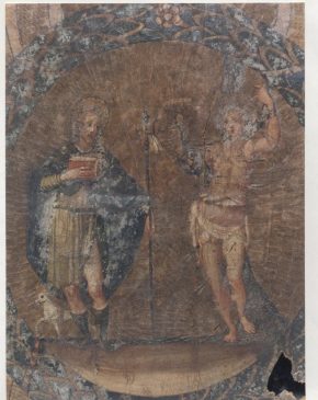 706 - 1890年,镀金皮革坛额党卫军。罗氏制药(左)和塞巴斯蒂安(R),©维多利亚和艾伯特博物馆,伦敦