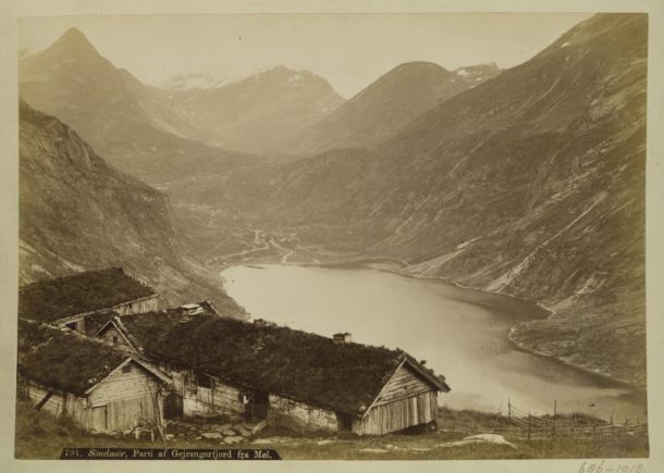 博物馆:686 - 1918的照片从Møl Gejrangerfjord在挪威,Axel林达尔