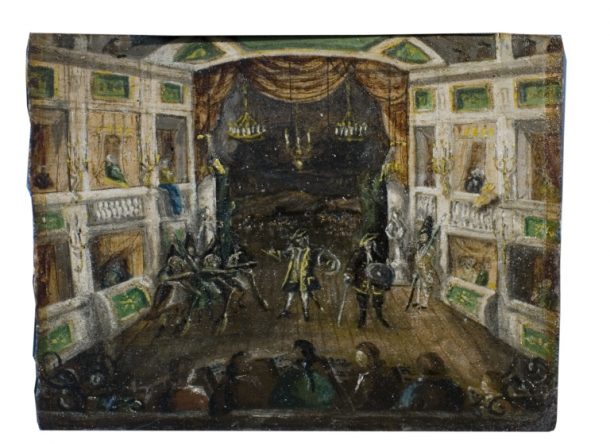 认为莎士比亚的《麦克白》在舞台上在考文特花园,1760年代中期,未知的艺术家,意大利c。伦敦©1570年维多利亚和艾伯特博物馆