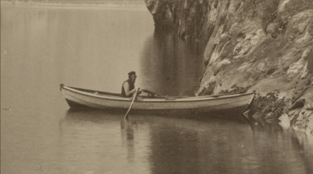 博物馆:685 - 1918(细节)的照片Gejrangerfjord, Søndmør(挪威),采取Axel林达尔