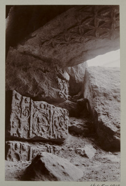 1645 - 1912年拍摄照片描绘门口房间5哈提拉遗迹的颐和园,伊拉克。伊拉克