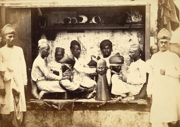 1873年Bhattia头巾在工作文件夹(ASI)