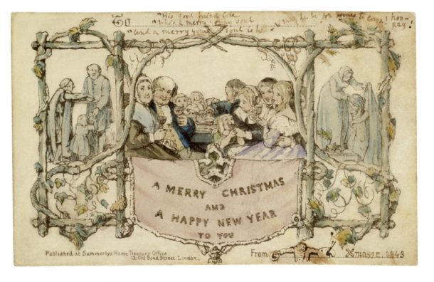 1843年第一个圣诞贺卡