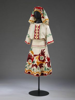 s.830 - 1981,雪姑娘的服饰Leonide Massine芭蕾舞的太阳德努特设计的米哈伊尔•Larionov列夫芭蕾舞团,1915年。