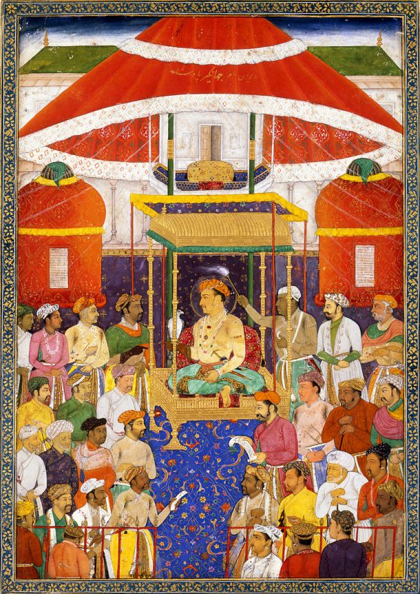 20.1979 The_Great_Mughal_Jahangir 's_Darbar ca 1620大卫集合