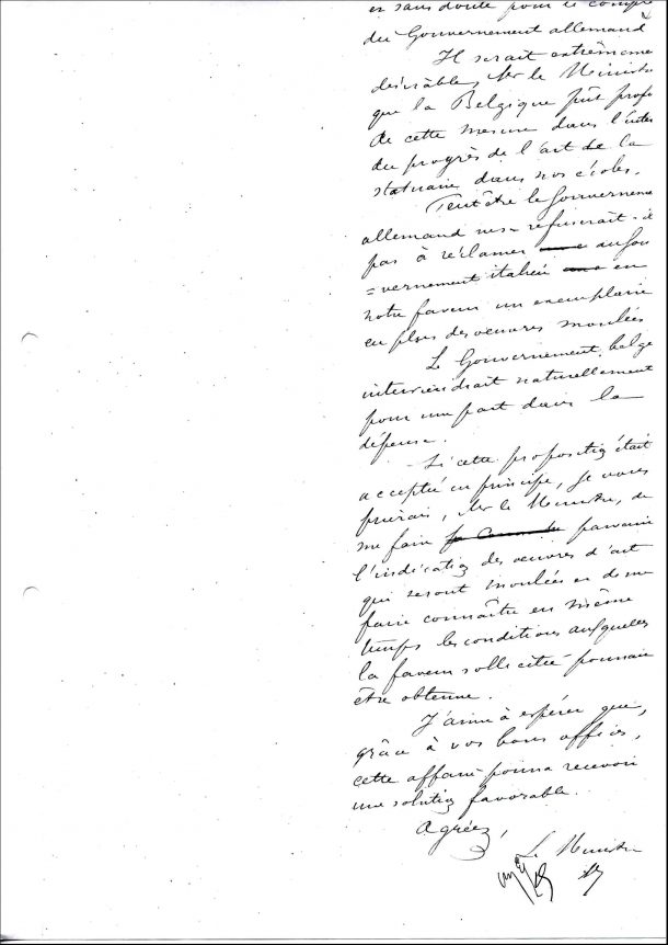 档案Brussels-demande de印痕10.09.1874,第二页©arch.kmkg-mrah
