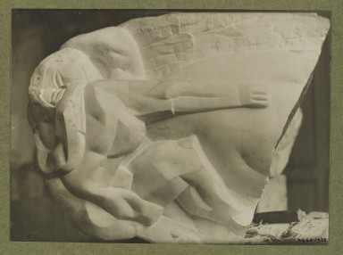 6664 - 1938年的照片勒达的流言蜚语Zadkine雕塑。