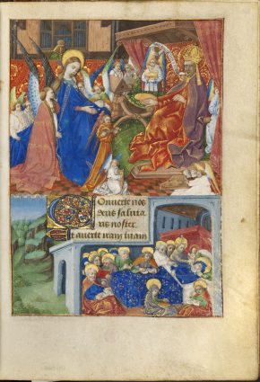 实验室/ 1910/2385 folio 92 r,祈祷书(玛格丽特·德·Foix小时),法国,ca。1470。