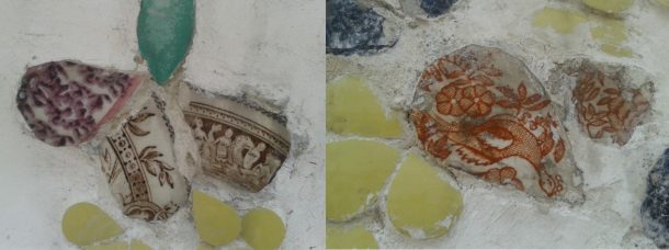 图9和借喻的陶瓷碎片图案,窟阿伦,曼谷©分方陈