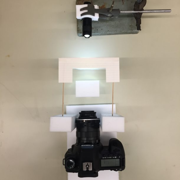 使用配有微距延伸管的单反相机测量接触角，以提高图像分辨率并提供一致的质量