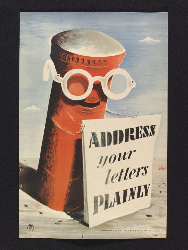 解决你的信显然,海报,汉斯Schleger, 1942年