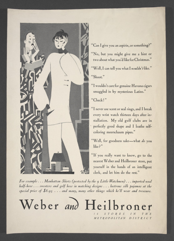 韦伯和海尔布隆纳，广告，汉斯·施莱格，约1925-9