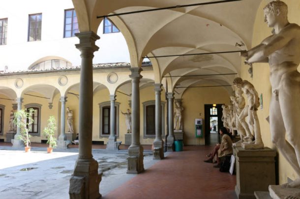 图14。学院的di美女Arti修道院的观点。图片由Domenico Viggiano, 2017年。