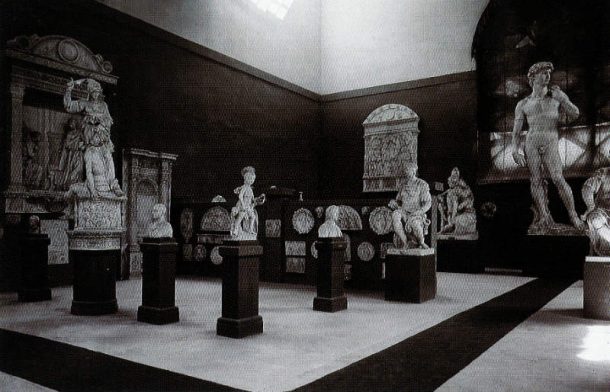 图1克莱门特Pa。π,石膏的大卫,1847。Gipsoteca戴尔'Istituto Statale d 'Arte,佛罗伦萨。形象,由史Statale d 'Arte,佛罗伦萨/ Rabatti&Domingie摄影,佛罗伦萨。