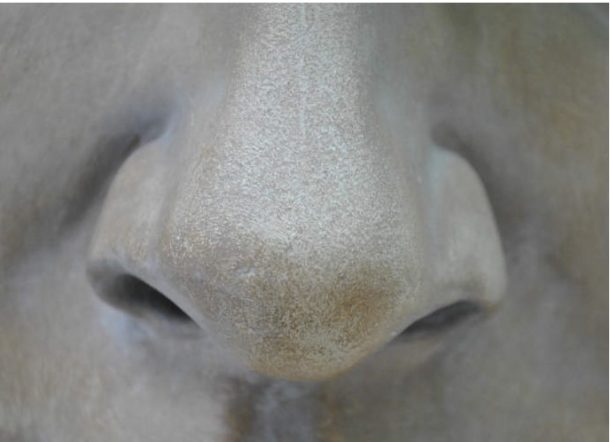 大卫的鼻子(亩的细节。没有repro.161 - 1857)。形象,j . Puisto©维多利亚和艾伯特博物馆,伦敦