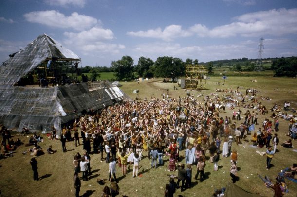 1970年，格拉斯顿伯里音乐节