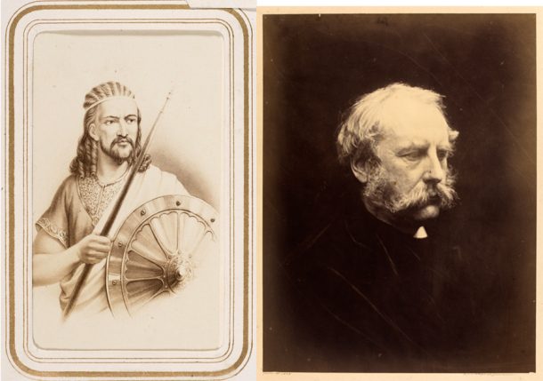 左至右:署名肖像描绘皇帝Tewodros II, 19世纪。博物馆没有。2894 - 1934。©维多利亚和艾伯特博物馆,伦敦;“将军罗伯特·Cornelis Napier”,照片byJulia玛格丽特•卡梅隆1868年。博物馆没有。rps.715 - 2017。伦敦©维多利亚和艾伯特博物馆