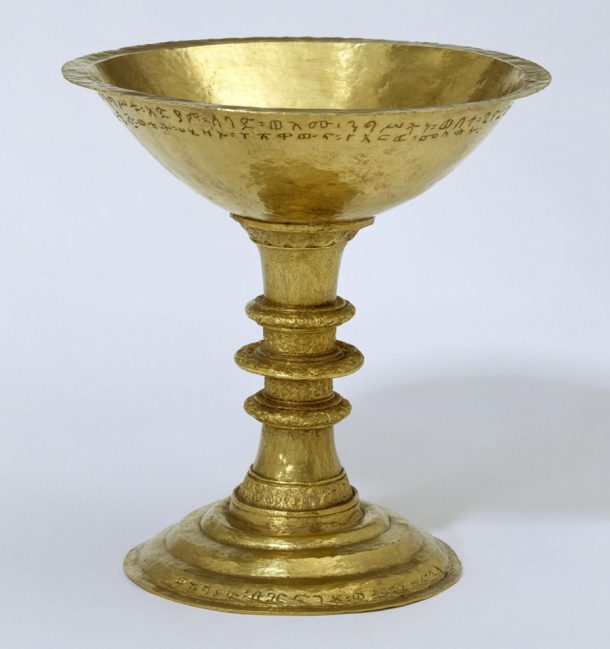 杯由Walda Giyorgis贡德尔,埃塞俄比亚,1735 - 40。博物馆没有。m.26 - 2005。伦敦©维多利亚和艾伯特博物馆